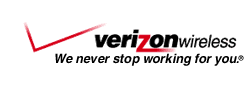 Verizon Wireless. We never stop working for you.®