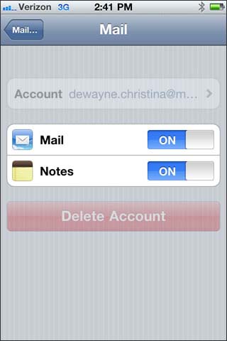 sync options
