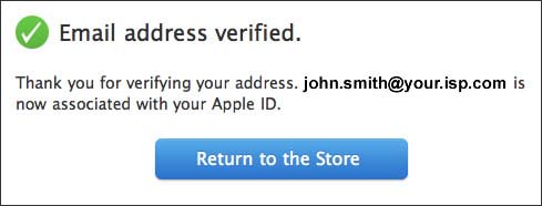The email is verified