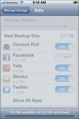 Manage Storage