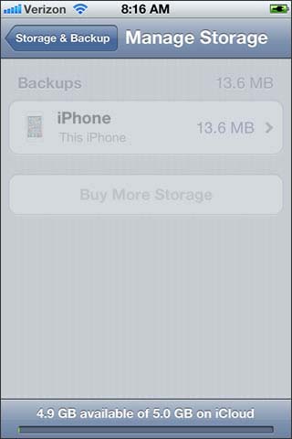 Storage and Backup