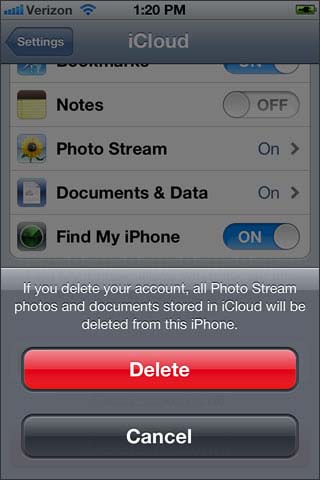 Delete
