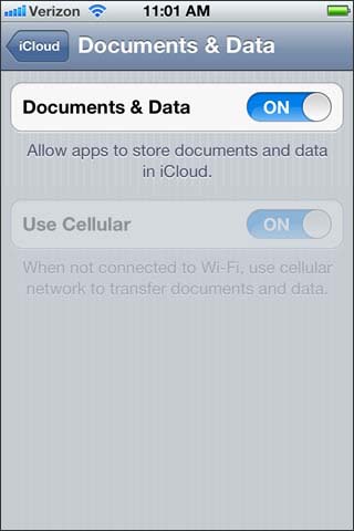 Enable disable documents and settings