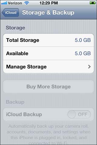 Verify storage