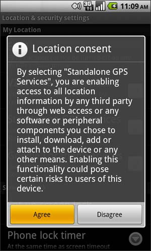 GPS advisory with Agree