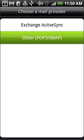 Other POP3  imap