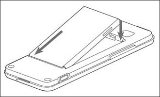 Insert battery