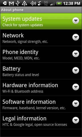 System Updates