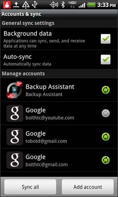 Select Backup Assistant
