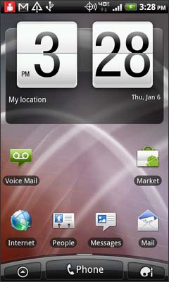 From the Home screen, select Phone