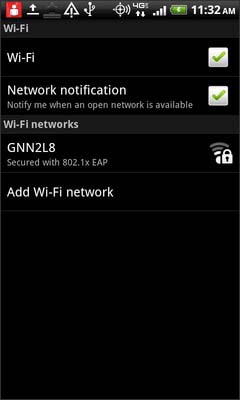 Ensure WiFi is enabled then select Add Wi-Fi network