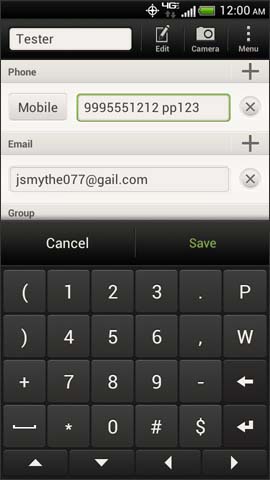 Enter option keys