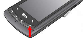 Press and hold the power key