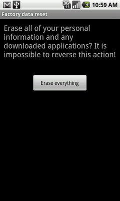 Touch Erase Everything