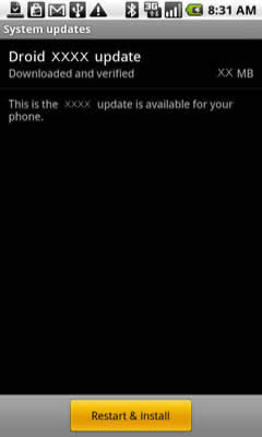 Touch Restart & Install