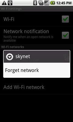 Touch Forget network
