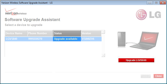 Software Upgrade Assistant with Upgrade