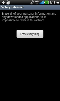 Select Erase Everything