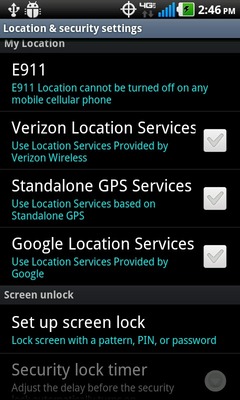 Select VZW Location Services