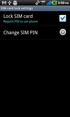 Select Change SIM PIN