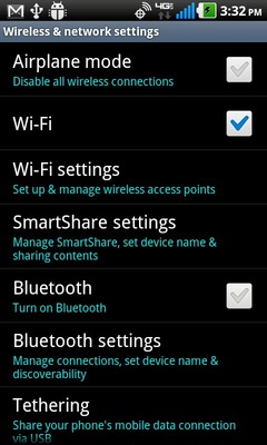 Select Tethering
