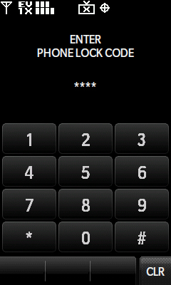 Enter Lock Code