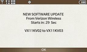 LG enV Touch (VX11000) tips - Firmware upgrade Over The Air (FOTA)