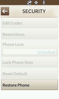 Restore Phone