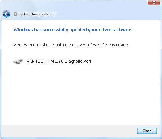 Update driver software screen 3
