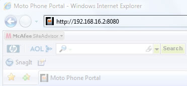 Navigate to address in browser