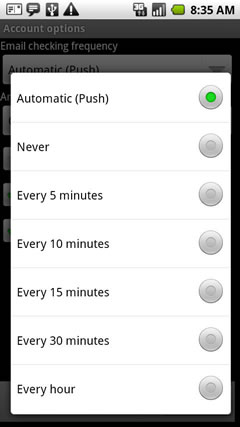 Select Frequency