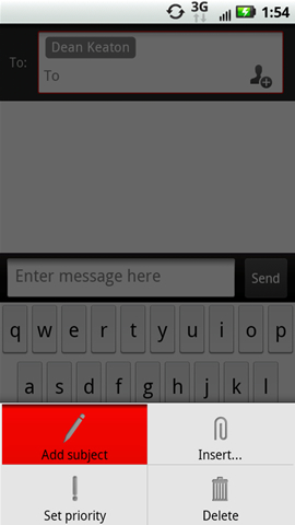 Add subject