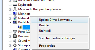 Update drive