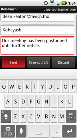 Compose message with Send
