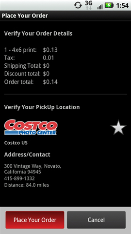 Verify Your Order Details with Place Your Order