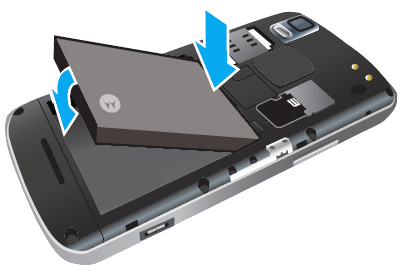 Insert battery