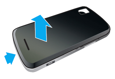 Remove battery cover
