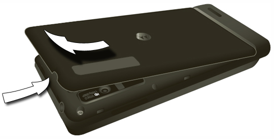 Remove battery cover