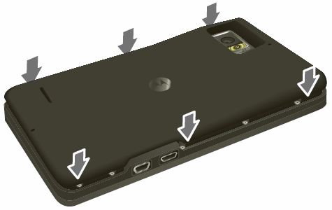 Replace battery cover