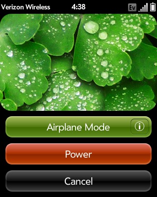 Touch Airplane Mode