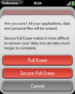 Touch Full Erase