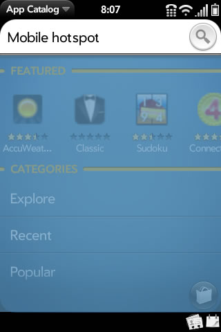 Search for Moble Hotspot
