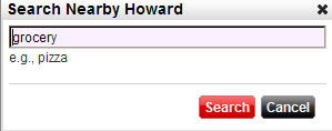 Enter the appropriate information then click Search