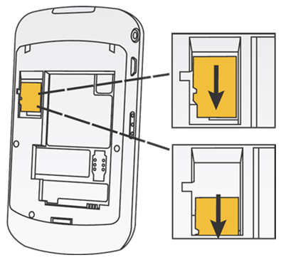 insert memory card