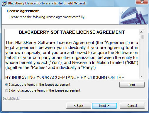 Accept terms and conditions