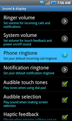 Phone ringtone