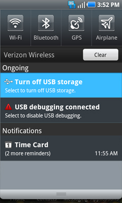 Turn off USB storage