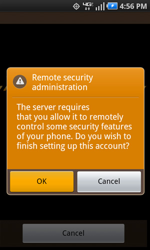 Remote security administration with OK