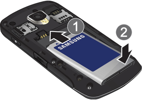 Insert battery