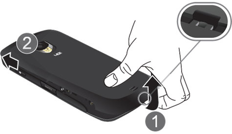 Remove battery cover